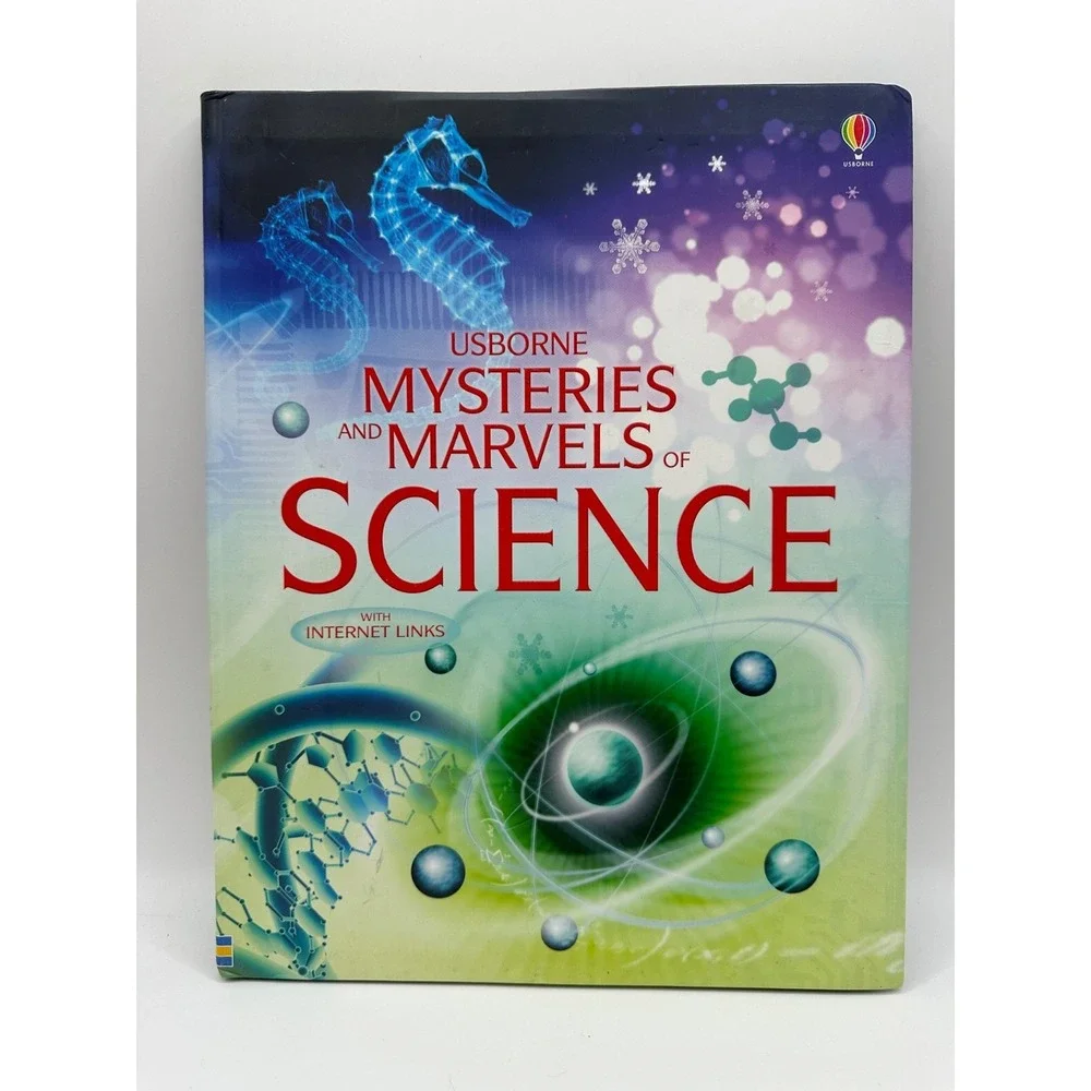 Lot of 6 Usborne Children's Science Books Genes Mysteries Encyclopedia Physics +